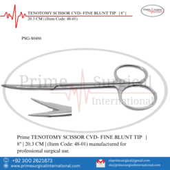 PRIME TENOTOMY / TENOTMY SCISSOR CVD- FINE BLUNT TIP | 8" | 20.3 CM |