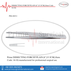 PRIME DISSECTING FORCEP PLAIN |6" |15.5CM|