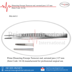 PRIME Dissecting Forceps Turnover end, serrated jaws | 127 mm