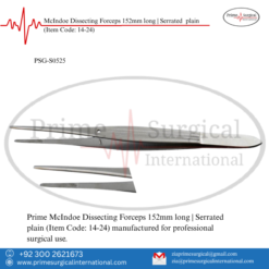 PRIME McIndoe Dissecting Forceps 152mm long | Serrated plain