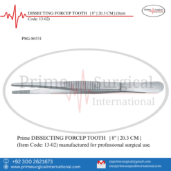 PRIME DISSECTING FORCEP TOOTH | 8" | 20.3 CM |