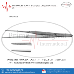 PRIME IRIS FORCEP TOOTH- 5" | 5" | 12.5 CM |