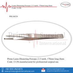 PRIME Lanes Dissecting Forceps | 2-3 teeth, 178mm long