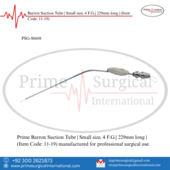 PRIME Barron Suction Tube | Small size, 4 F.G. | 229mm long |