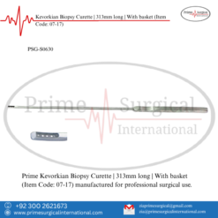 PRIME Kevorkian Biopsy Curette | 313mm long | With basket