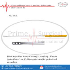 PRIME Kevorkian Biopsy Curette | 313mm long | Without basket