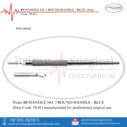 PRIME BP HANDLE NO. 3 ROUND - BLUE- SPECIAL MADE FOR LNH