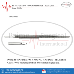 PRIME BP HANDLE NO. 4 ROUND - BLUE- SPECIAL MADE FOR LNH
