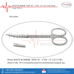 PRIME MATZ SCISSOR- NON TC - CVD | 8" | 20.3 CM |