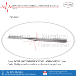 PRIME BONE OSTEOTOME CHISEL AND GOUGE
