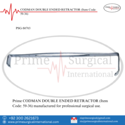 PRIME CODMAN DOUBLE ENDED RETRACTOR