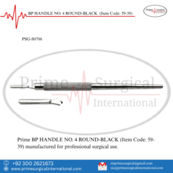 PRIME BP HANDLE NO. 4 ROUND-BLACK -SPECIAL MADE FOR LNH