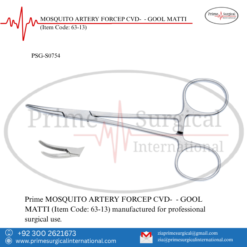 PRIME MOSQUITO ARTERY FORCEP CVD- - GOOL MATTI