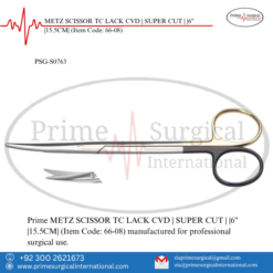 PRIME METZ SCISSOR TC LACK CVD | SUPER CUT | |6" |15.5CM|